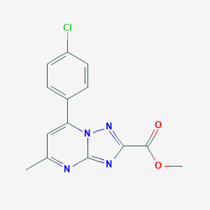 methyl 7-(4-chlorophenyl)-5-methyl[1,2,4]triazolo[1,5-a]pyrimidine-2-carboxylate图片