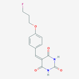 5-{[4-(3-Fluoropropoxy)phenyl]methylene}-2,4,6(1H,3H,5H)-pyrimidinetrione图片
