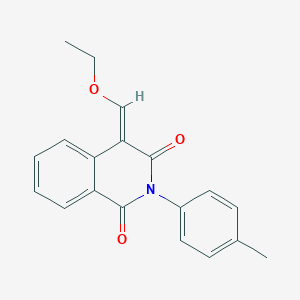 4-(Ethoxymethylidene)-2-(4-methylphenyl)-1,2,3,4-tetrahydroisoquinoline-1,3-dione图片
