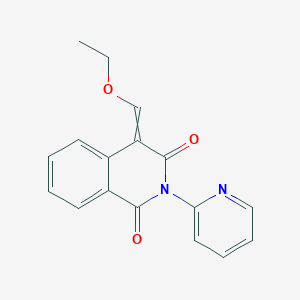 4-(Ethoxymethylidene)-2-(pyridin-2-yl)-1,2,3,4-tetrahydroisoquinoline-1,3-dione图片