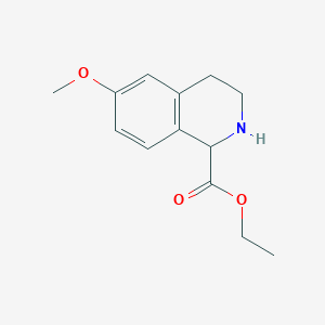 Ethyl 6-Methoxy-1,2,3,4-Tetrahydro-Isoquinoline-1-Carboxylate图片