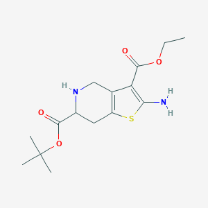 ETHYL 2-AMINO-6-BOC-4,7-DIHYDRO-5H-THIENO[3,2-C]PYRIDINE-3-CARBOXYLATE图片