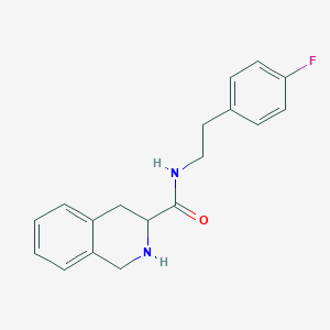 N-[2-(4-Fluorophenyl)ethyl]-1,2,3,4-tetrahydroisoquinoline-3-carboxamide图片