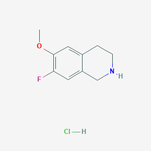 7-fluoro-6-methoxy-1,2,3,4-tetrahydroisoquinoline hydrochloride图片