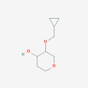 3-(cyclopropylmethoxy)oxan-4-ol图片