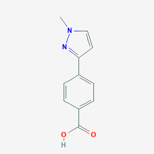 4-(1-Methyl-1H-pyrazol-3-yl)benzoic acid图片