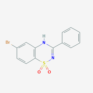 6-Bromo-3-phenyl-4H-1,2,4-benzothiadiazine-1,1-dione图片