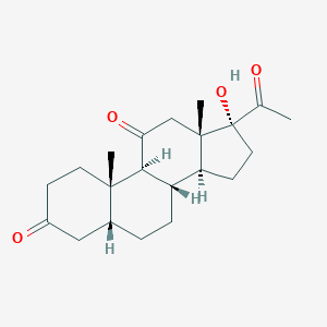 17-Hydroxy-5β-pregnane-3,11,20-trione图片