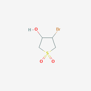 3-Bromo-4-hydroxy-1λ{6}-thiolane-1,1-dione图片