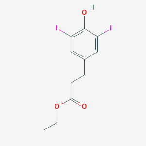 4-Hydroxy-3,5-diiodo-benzenepropanoic Acid Ethyl Ester图片