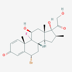 (6α,11β,16β)-6-Bromo-9-fluoro-11,17,21-trihydroxy-16-methylpregna-1,4-diene-3,20-dione图片