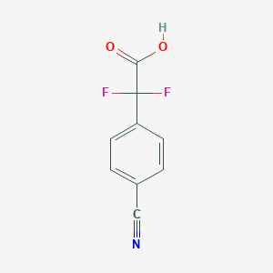 2-(4-氰基苯基)-2,2-二氟乙酸图片