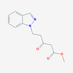 5-Indazol-1-yl-3-oxo-pentanoic acid methyl ester图片