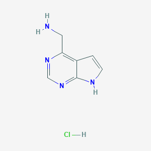(7h-pyrrolo[2,3-d]pyrimidine-4-yl)methanamine hcl图片