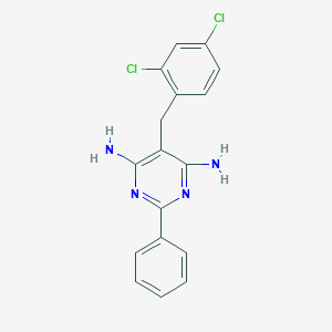 5-(2,4-Dichlorobenzyl)-2-phenyl-4,6-pyrimidinediamine图片