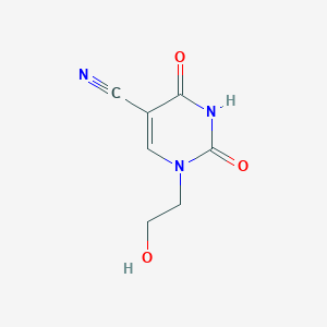 1-(2-hydroxyethyl)-2,4-dioxo-1,2,3,4-tetrahydropyrimidine-5-carbonitrile图片