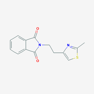 2-[2-(2-Methyl-1,3-thiazol-4-yl)ethyl]-2,3-dihydro-1H-isoindole-1,3-dione图片