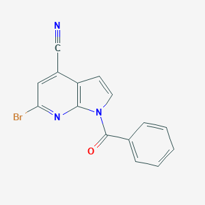 1-Benzoyl-4-cyano-6-bromo-7-azaindole图片