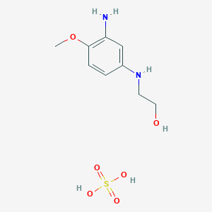 2-氨基-4-N-(β-羟乙基)氨基苯甲醚硫酸盐图片