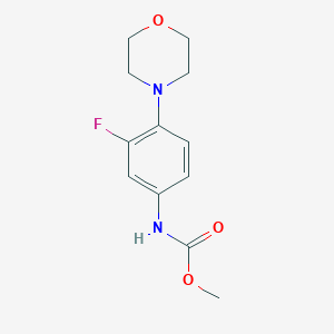 (3-Fluoro-4-morpholin-4-ylphenyl)carbamic Acid Methyl Ester图片