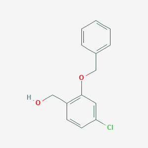 (2-Benzyloxy-4-chlorophenyl)methanol图片