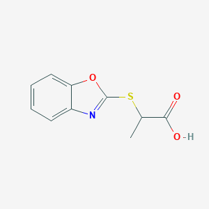 2-(Benzooxazol-2-ylsulfanyl)-propionic Acid图片