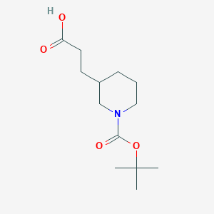1-Boc-Piperidin-3-ylpropionic Acid图片