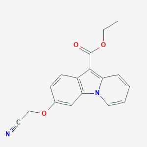 ethyl 3-(cyanomethoxy)pyrido[1,2-a]indole-10-carboxylate图片