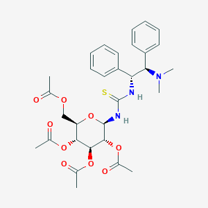 N-[(1R,2R)-2-(二甲基氨基)-1,2-二苯基乙基]-N'-(2,3,4,6-四-O-乙酰基-β-D-吡喃葡萄糖基)硫脲图片