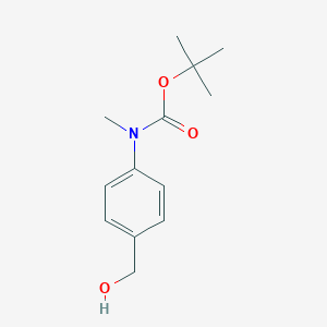tert-butyl 4-(hydroxymethyl)phenyl(methyl)carbamate图片