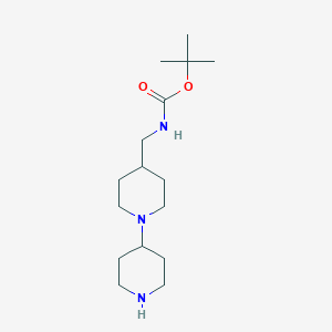 tert-Butyl(1,4'-bipiperidin-4-ylmethyl)-carbamate图片