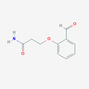 3-(2-Formylphenoxy)propanamide图片