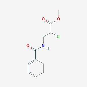 Methyl 2-Chloro-3-(phenylformamido)propanoate图片