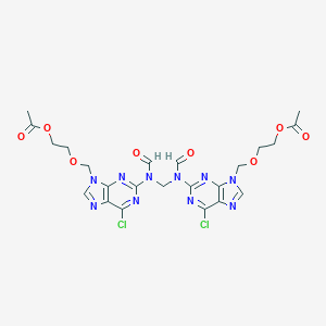 Bis [Acetyl 2-[(2-Formamide-1,6-dihydro-6-chloro-9H-purin-9yl)methoxy]ethyl Ester]图片