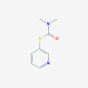N,N-dimethyl-1-(pyridin-3-ylsulfanyl)formamide图片