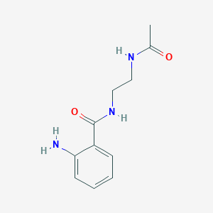 N-{2-[(2-Aminophenyl)formamido]ethyl}acetamide图片