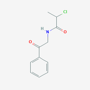 2-Chloro-N-(2-oxo-2-phenylethyl)propanamide图片