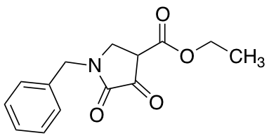 1-Benzyl-4,5-dioxo-pyrrolidine-3-carboxylic acid ethyl ester图片