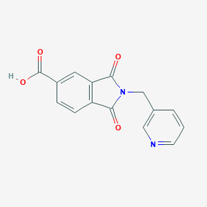 1,3-Dioxo-2-pyridin-3-ylmethyl-2,3-dihydro-1H-isoindole-5-carboxylic acid图片