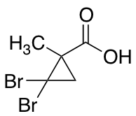 2,2-Dibromo-1-methylcyclopropanecarboxylic acid图片