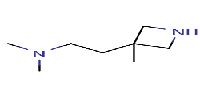 N,N-dimethyl-2-(3-methylazetidin-3-yl)ethanamine图片