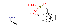 [(1R,4S)-7,7-dimethyl-2-oxo-norbornan-1-yl]methanesulfonicacid(2S)-2-methylazetidine图片