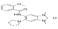 N-[2,3-Dihydro-1,3-dimethyl-2-oxo-6-(1-pyrrolidinyl)-1H-benzimidazol-5-yl]-2-methoxybenzamide图片