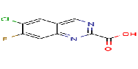 6-chloro-7-fluoro-quinazoline-2-carboxylicacid图片