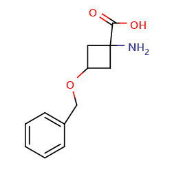 1-amino-3-(benzyloxy)cyclobutane-1-carboxylicacid图片
