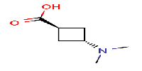 trans-3-(dimethylamino)cyclobutane-1-carboxylicacid图片