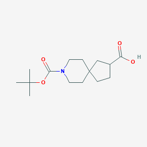 8-tert-butoxycarbonyl-8-azaspiro[4,5]decane-3-carboxylicacid图片