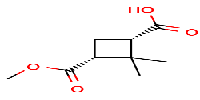(1S,3R)-3-(methoxycarbonyl)-2,2-dimethylcyclobutane-1-carboxylicacid图片