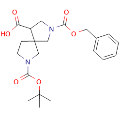 2-[(benzyloxy)carbonyl]-7-[(tert-butoxy)carbonyl]-2,7-diazaspiro[4,4]nonane-4-carboxylicacid图片