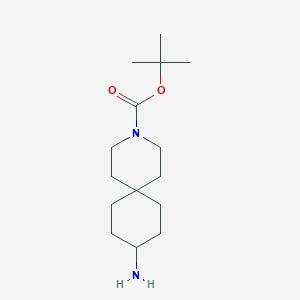 Tert-butyl9-amino-3-azaspiro[5,5]undecane-3-carboxylate图片